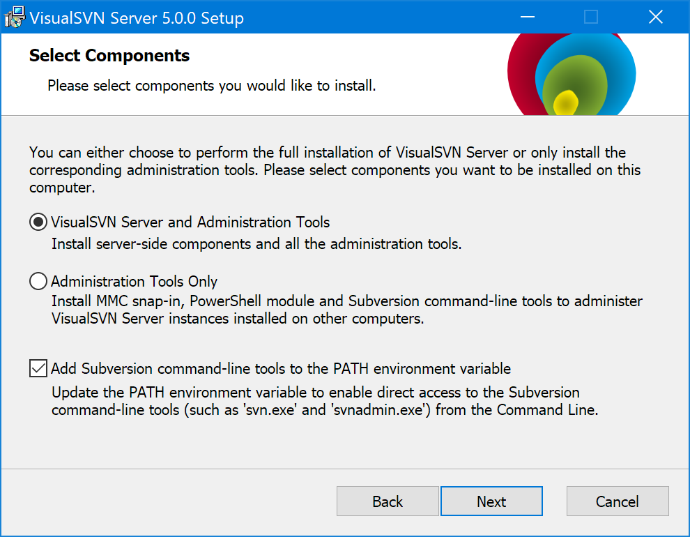 安装向导 - 选择组件